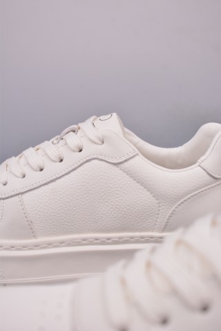 Valentino Rockstud Untitled Low Sneaker 'White / Gold' view 8