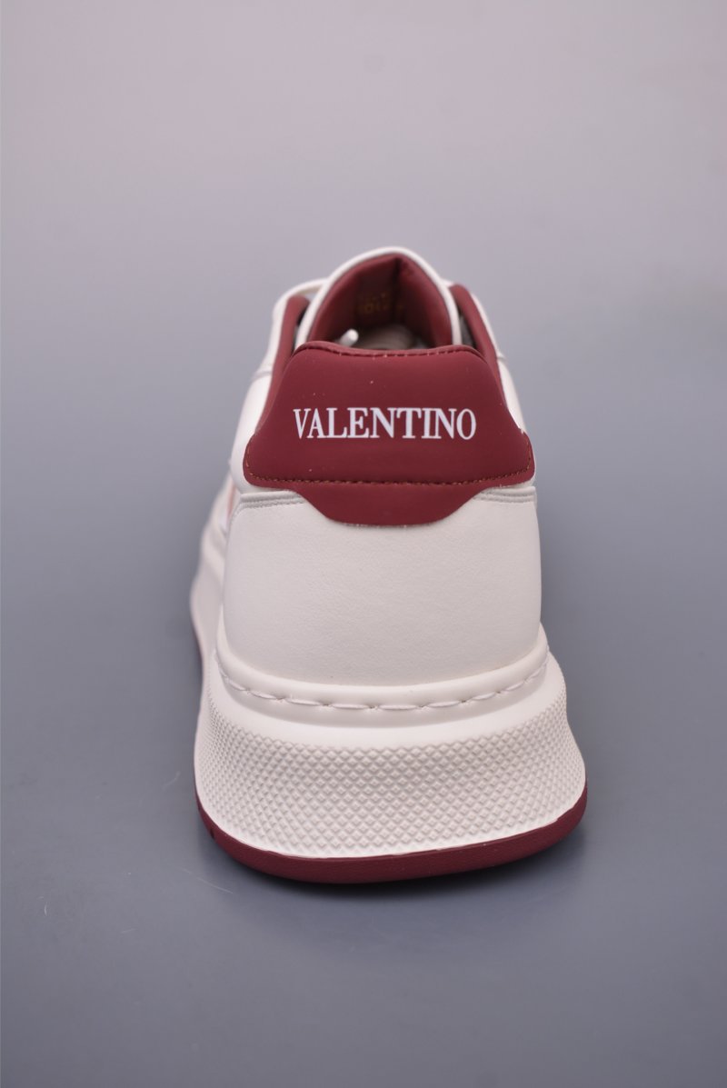 Valentino Rockstud Untitled Low Sneaker 'White / Gold' view