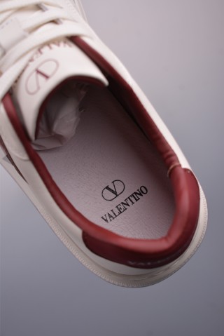 Valentino Rockstud Untitled Low Sneaker 'White / Gold' view 9
