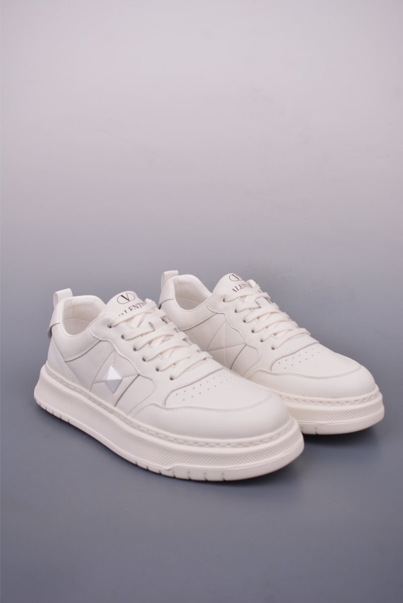 Valentino Rockstud Untitled Low Sneaker 'White / Gold'