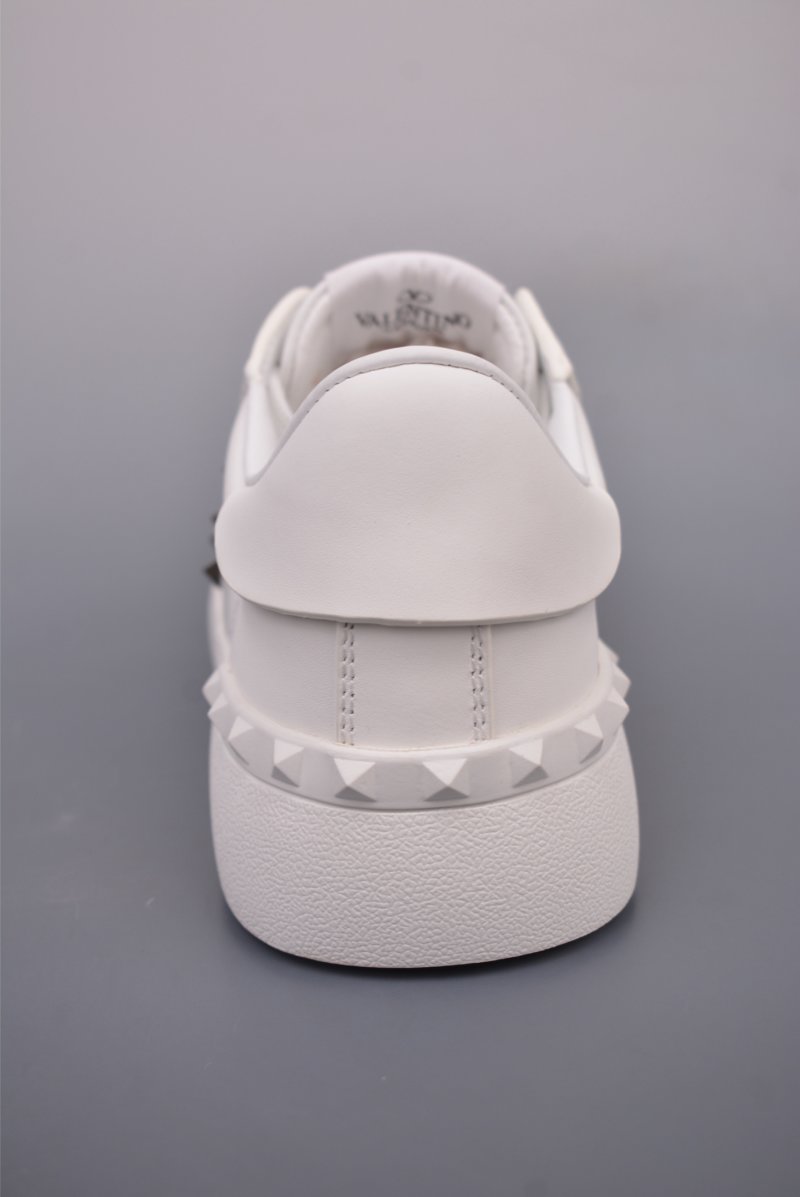 Valentino Rockstud Untitled Low Sneaker 'White / Gold' view
