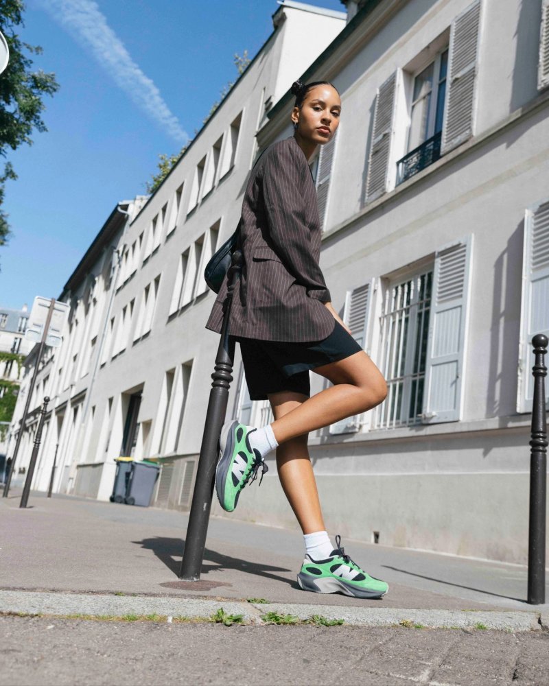 Auralee X New Balance Warped Runner view
