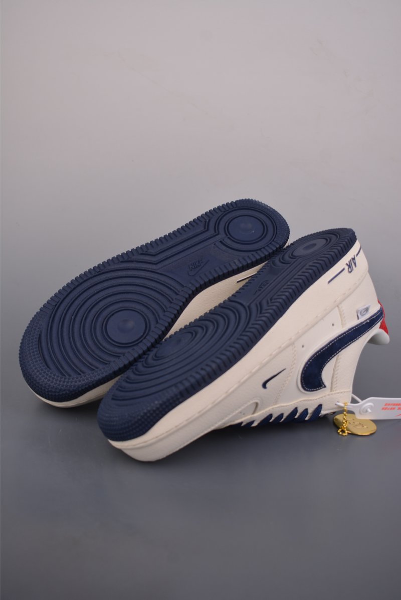 Nike Air Force 1 Low 'White / Red / Navy' view