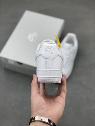 Nike Air Force 1 Mid 'Triple White' view 4