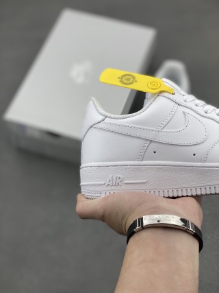 Nike Air Force 1 Mid 'Triple White' view 5