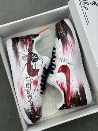 Nike Air Force 1 Low 'Bloodnight Stitched' view 9