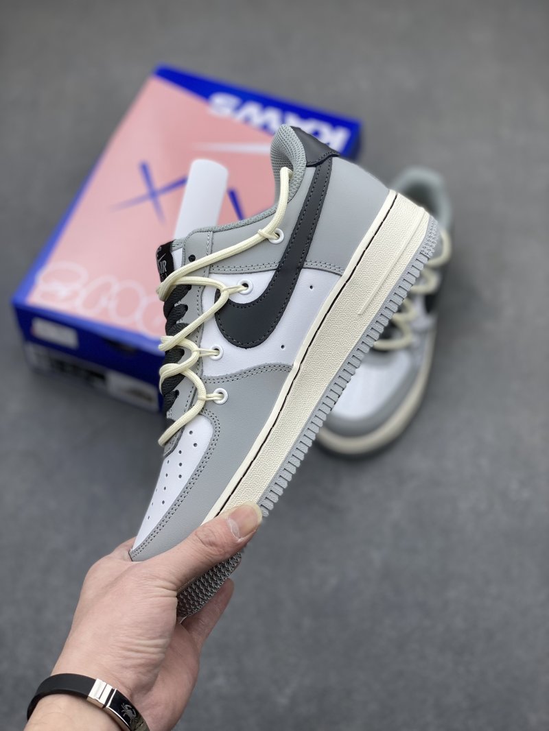Nike Air Force 1 x KAWS 'Deep Grey Black' view