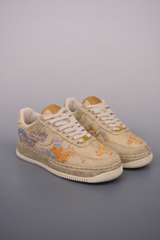 Nike Air Force 1 '07 'Dragon Phoenix 24K' view 1