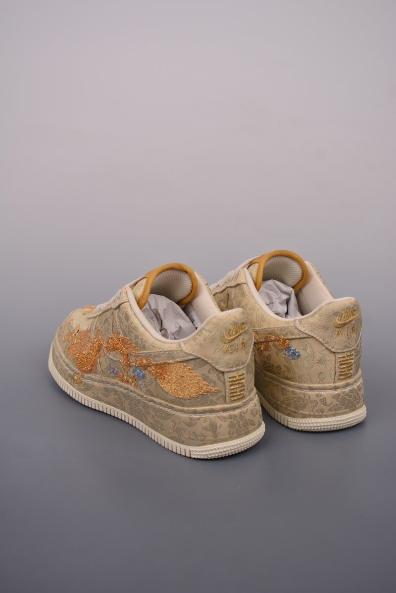 Nike Air Force 1 '07 'Dragon Phoenix 24K' view