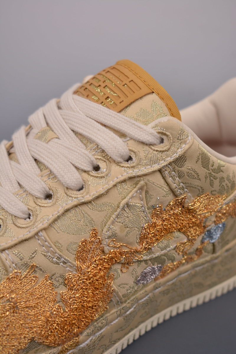 Nike Air Force 1 '07 'Dragon Phoenix 24K' view