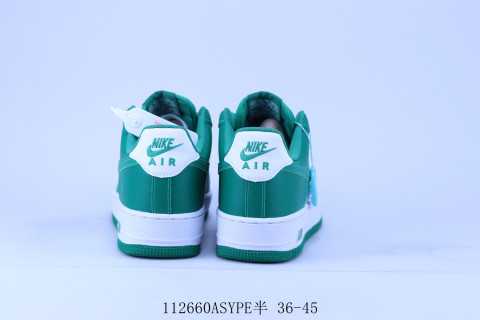 Nike Air Force 1 Low 'White / Green' view 3