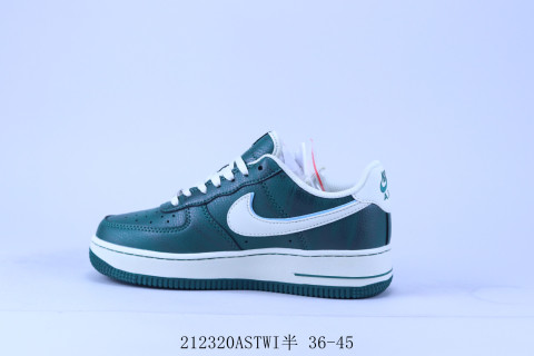 Nike Air Force 1 Low 'White / Green' view 2