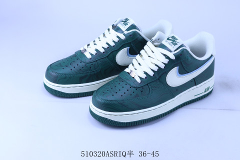 Nike Air Force 1 Low 'White / Green' view 5