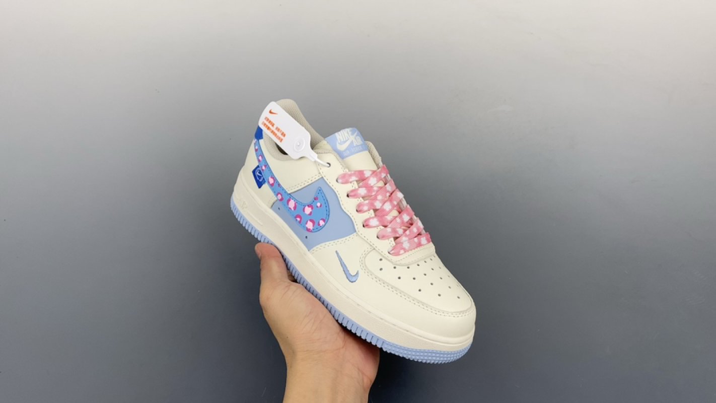 Nike Air Force 1 Low 'Pink / Blue Bubble'