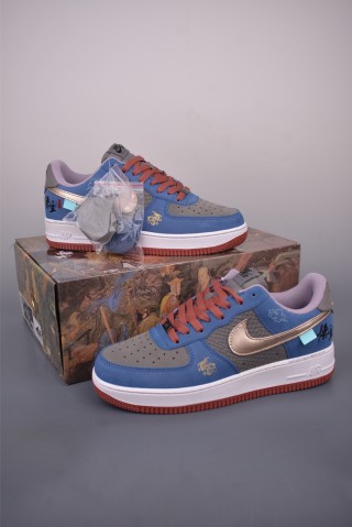 Nike Air Force 1 Low 'Black' view 5