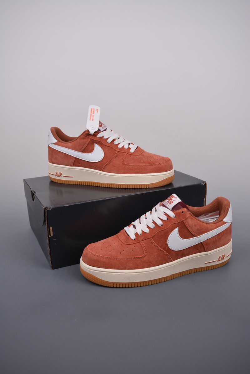 Nike Air Force 1 Low 'White / Orange Suede' view