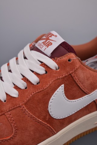 Nike Air Force 1 Low 'White / Orange Suede' view 7