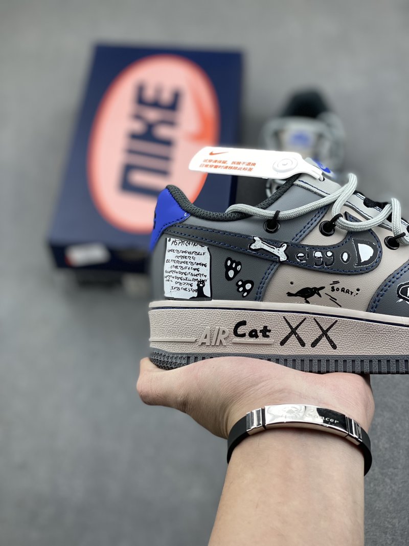 Nike Air Force 1 Low 'British Blue' view