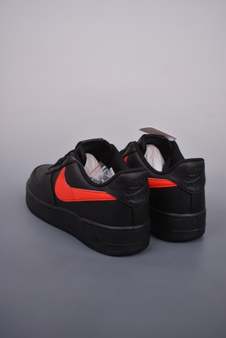 Nike Air Force 1 Low 'Black / Red' view 2