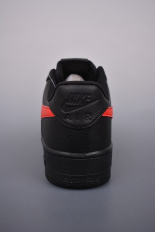 Nike Air Force 1 Low 'Black / Red' view 4