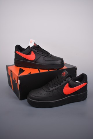 Nike Air Force 1 Low 'Black / Red' view 5