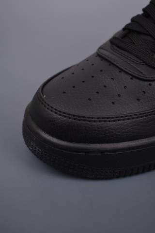 Nike Air Force 1 Low 'Black / Red' view 6
