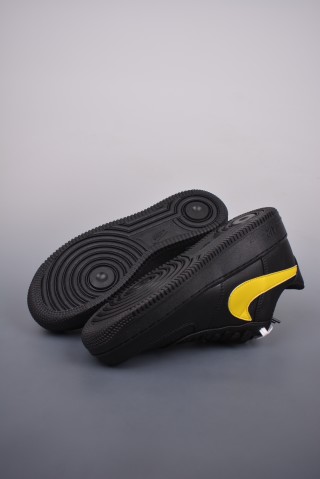 Nike Air Force 1 Low 'Black / Yellow' view 3