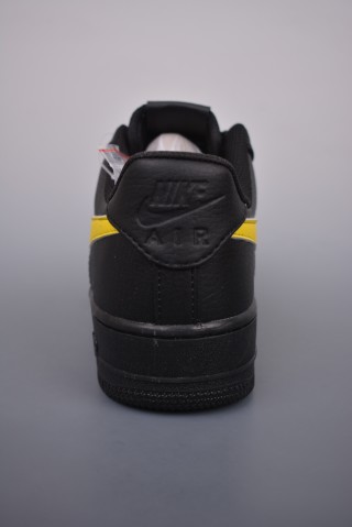 Nike Air Force 1 Low 'Black / Yellow' view 4