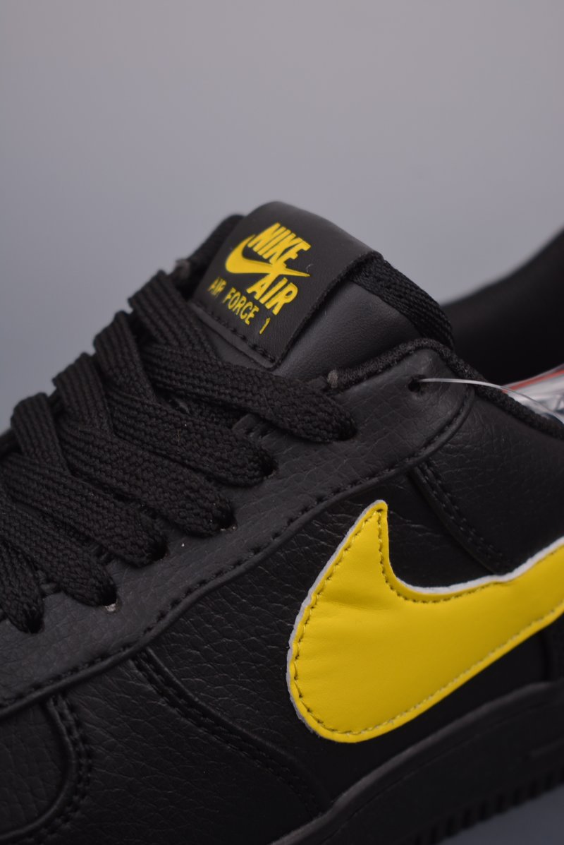 Nike Air Force 1 Low 'Black / Yellow' view