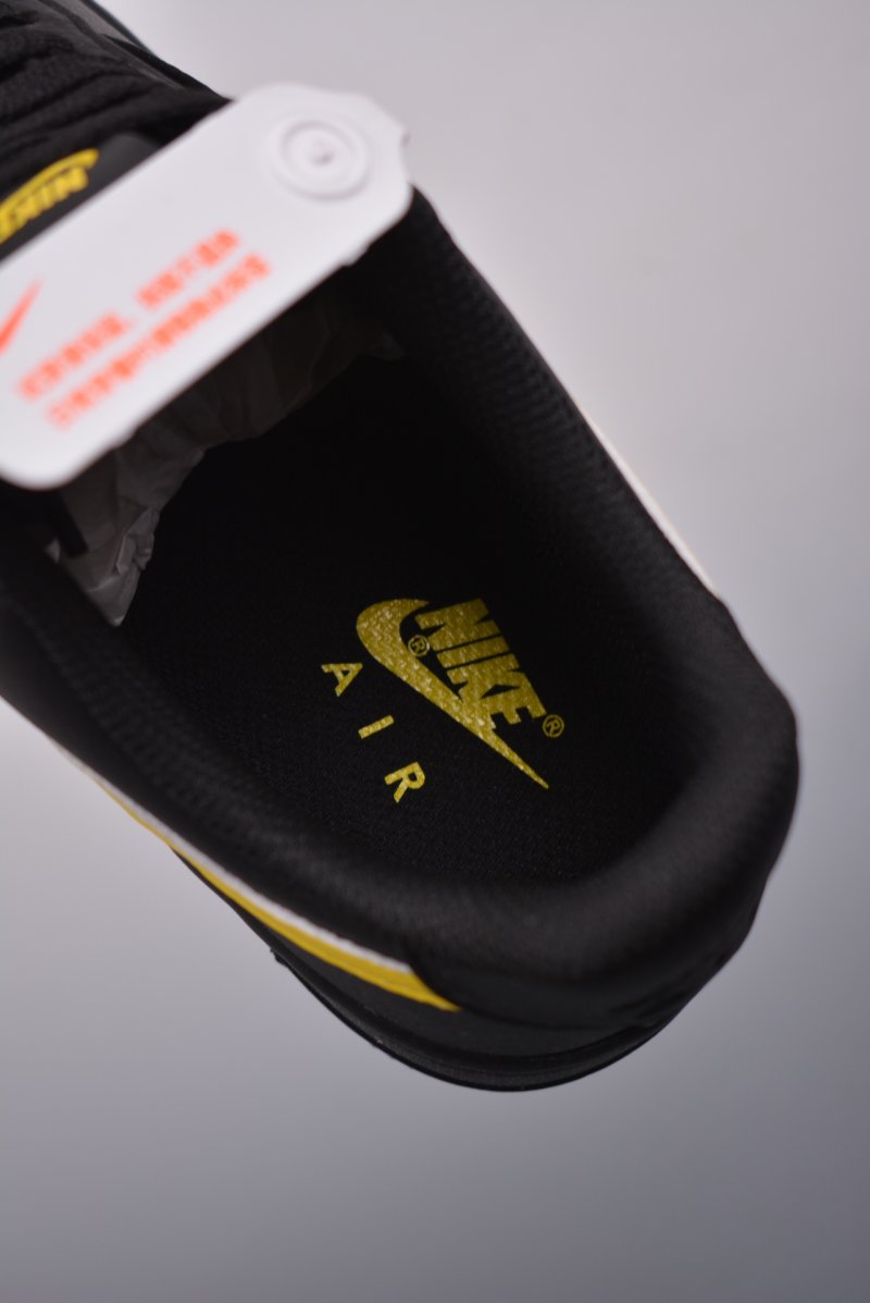 Nike Air Force 1 Low 'Black / Yellow' view