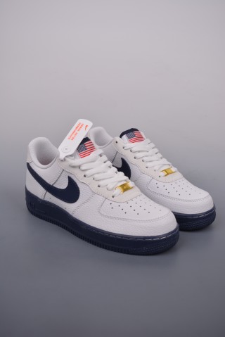 Nike Air Force 1 Low 'White / Blue Flag' view 1