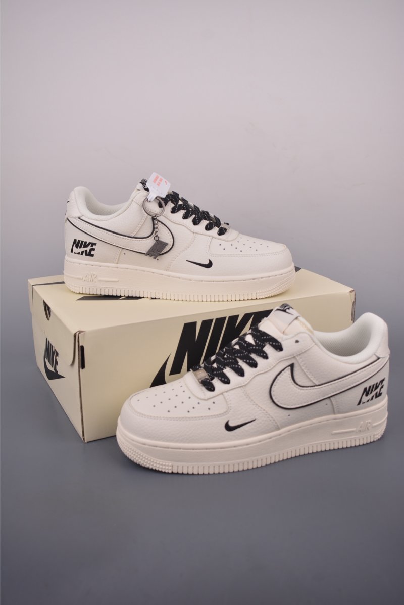 Nike Air Force 1 Low 'Cream / Black' view