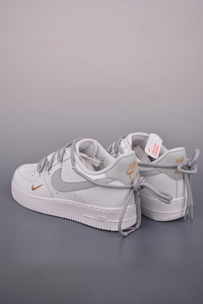 Nike Air Force 1 Low 'White / Grey / Gold' view