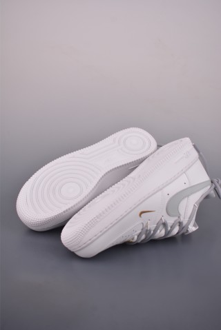 Nike Air Force 1 Low 'White / Grey / Gold' view 3