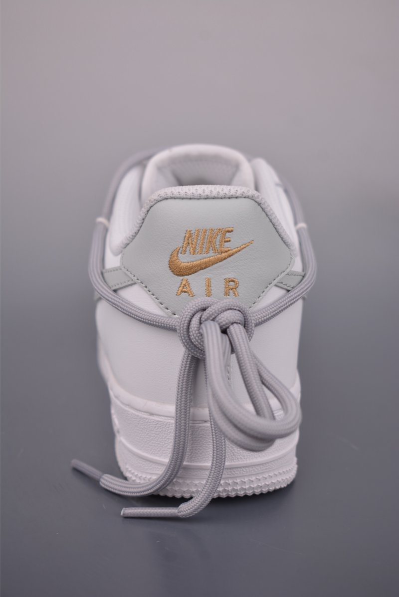 Nike Air Force 1 Low 'White / Grey / Gold' view