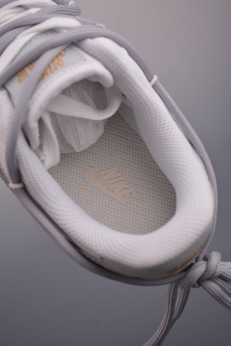 Nike Air Force 1 Low 'White / Grey / Gold' view