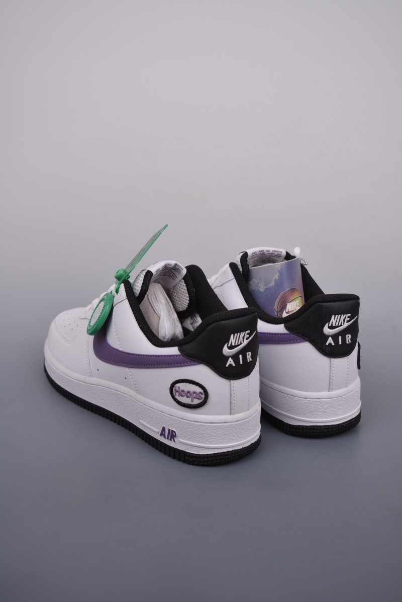 Nike Air Force 1 Low 'White / Purple' view