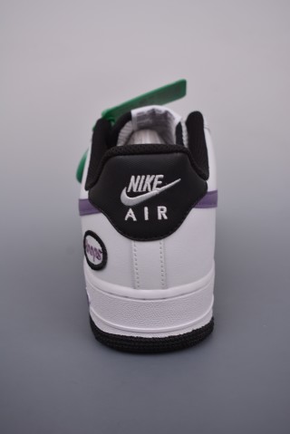 Nike Air Force 1 Low 'White / Purple' view 4