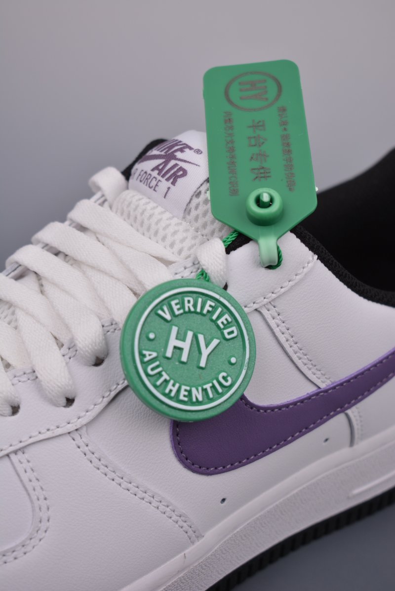 Nike Air Force 1 Low 'White / Purple' view
