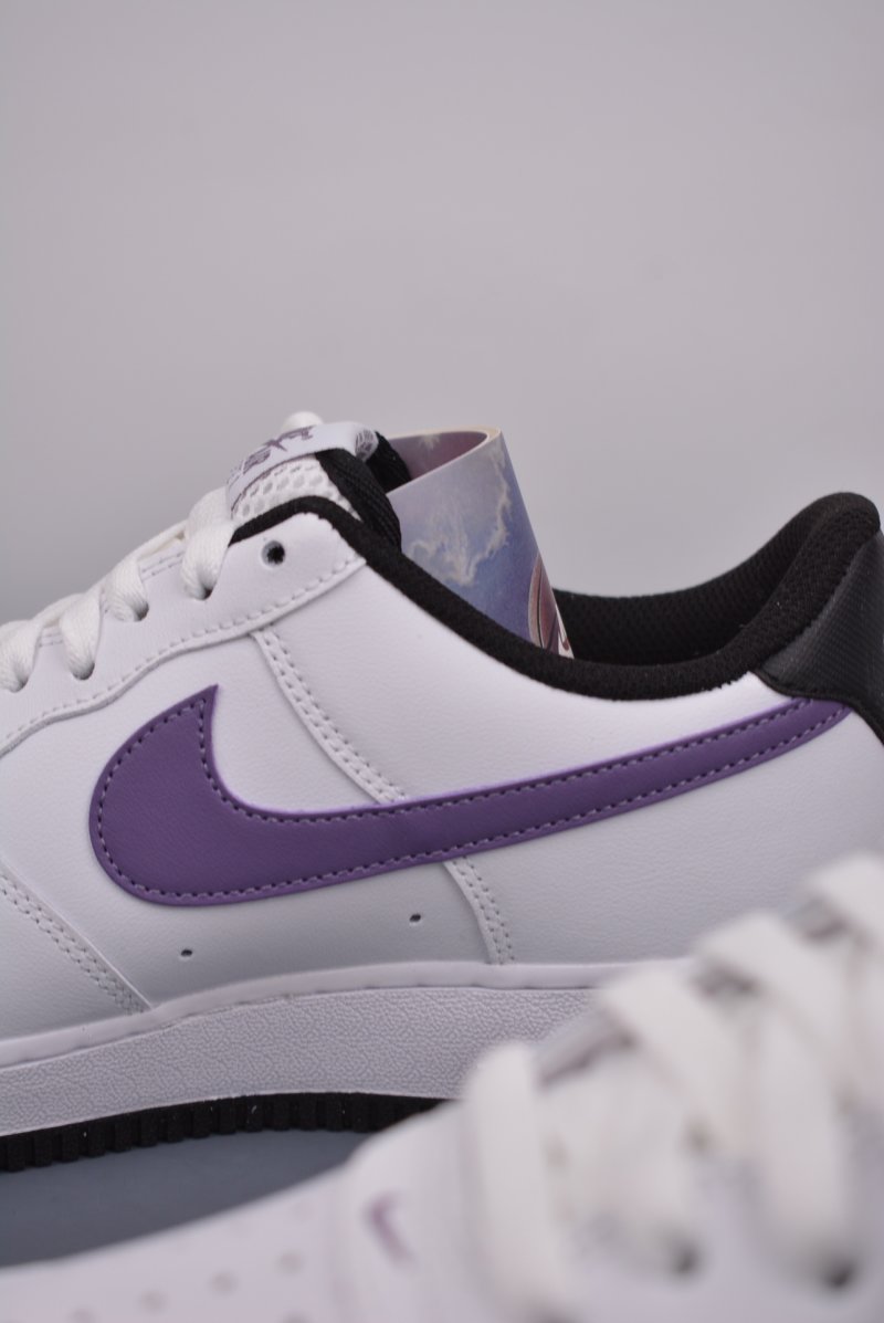 Nike Air Force 1 Low 'White / Purple' view
