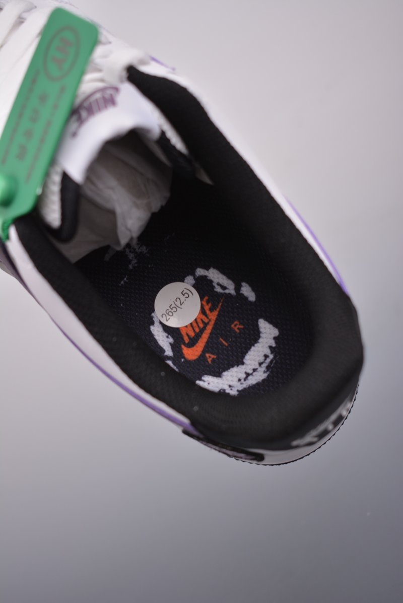 Nike Air Force 1 Low 'White / Purple' view