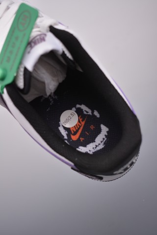 Nike Air Force 1 Low 'White / Purple' view 9