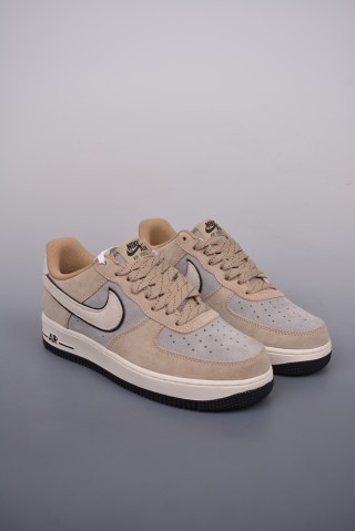 Nike Air Force 1 Low 'Suede Khaki Grey' view 1