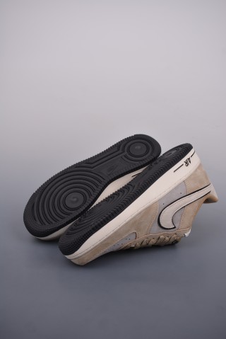Nike Air Force 1 Low 'Suede Khaki Grey' view 3