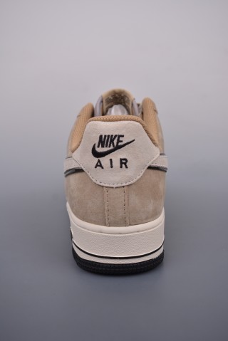Nike Air Force 1 Low 'Suede Khaki Grey' view 4