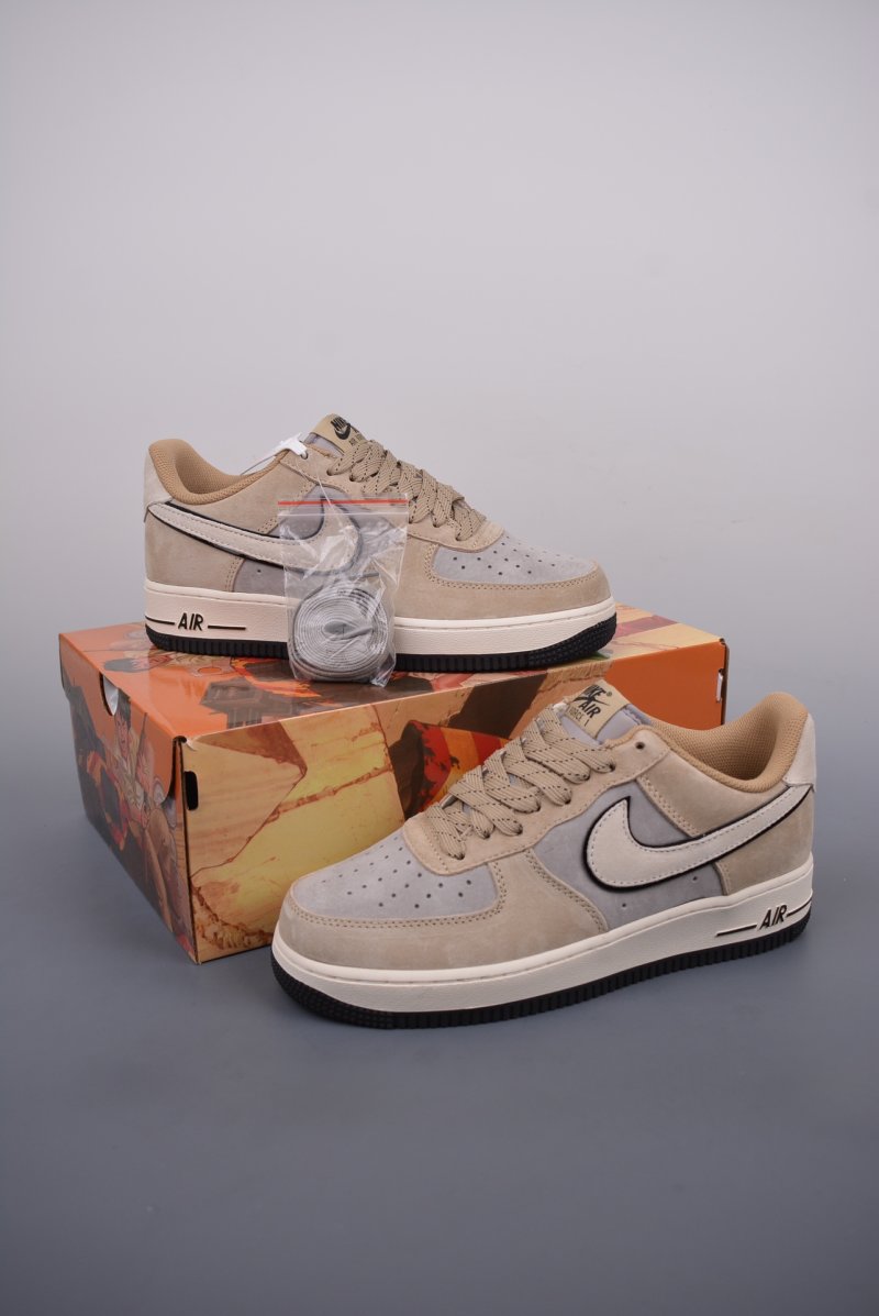 Nike Air Force 1 Low 'Suede Khaki Grey' view