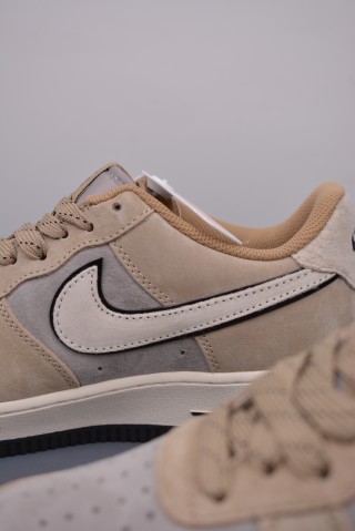 Nike Air Force 1 Low 'Suede Khaki Grey' view 8