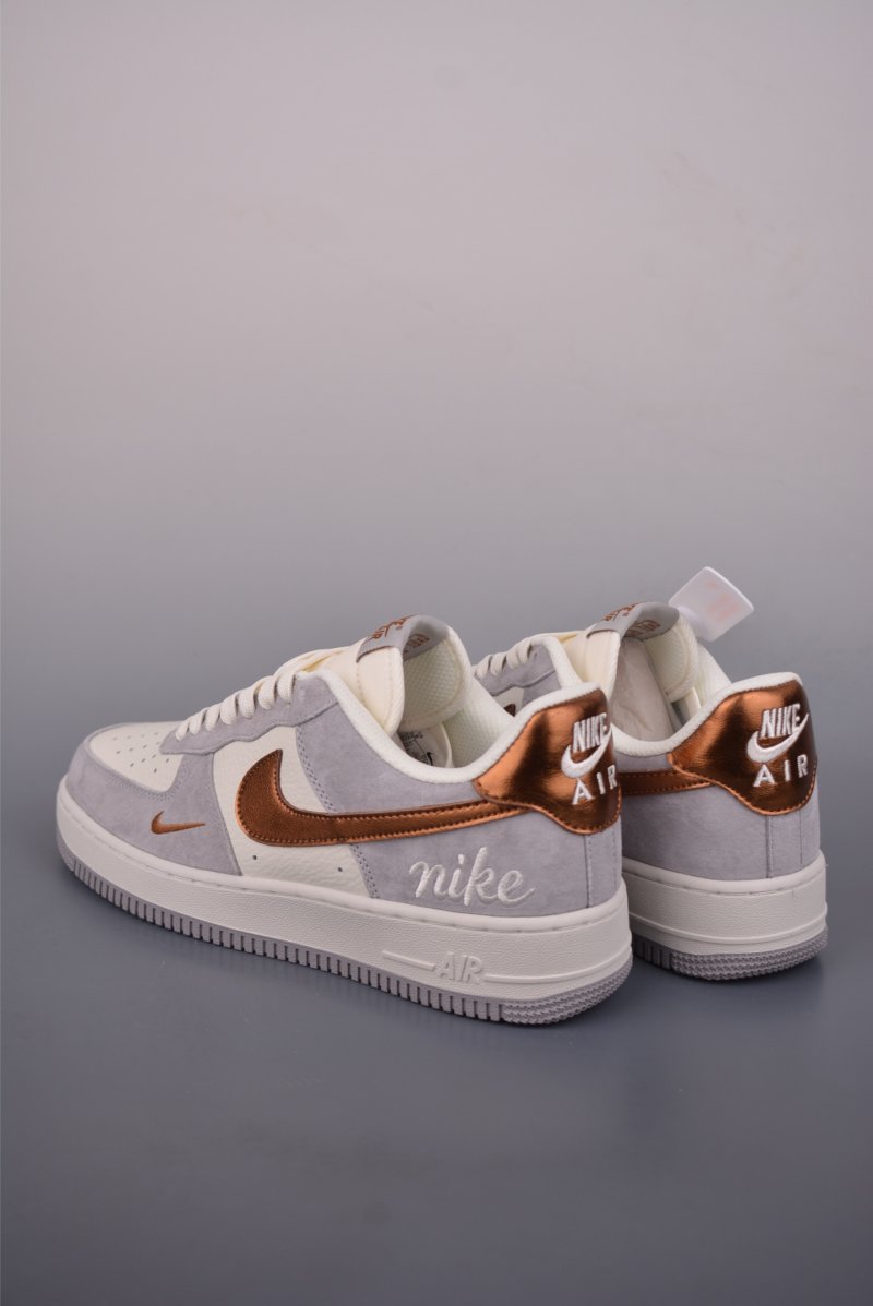 Nike Air Force 1 Low 'Grey / Gold' view