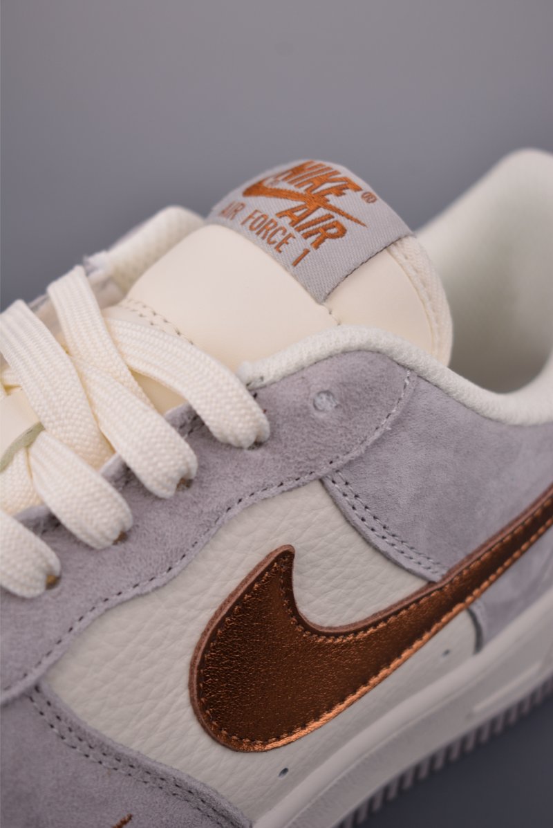 Nike Air Force 1 Low 'Grey / Gold' view