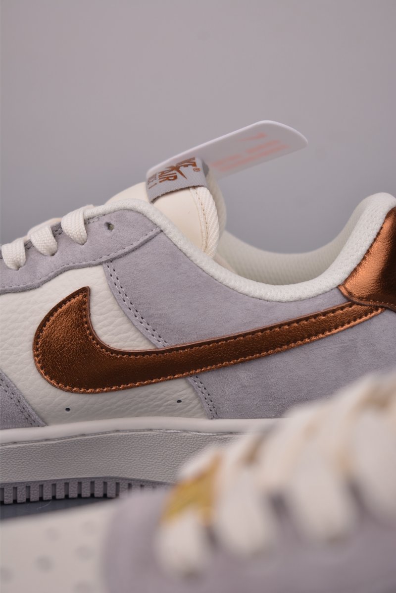 Nike Air Force 1 Low 'Grey / Gold' view